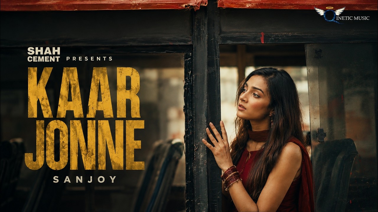 Kaar Jonne Lyrics (কার জন্যে) Sanjoy | Makhon
