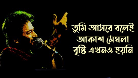 Tumi Ashbe Bole (তুমি আসবে বলে) Lyrics - Nachiketa Chakraborty