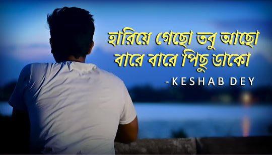 Hariye Gecho Lyrics (হারিয়ে গেছো) Keshab Dey Song