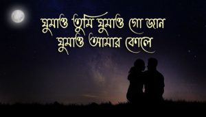 Ghumao Tumi Ghumao Go Jaan Lyrics (ঘুমাও তুমি ঘুমাও গো জান) Khalid